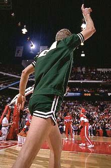 Click here to see video of Bird's famous three-point contest win...