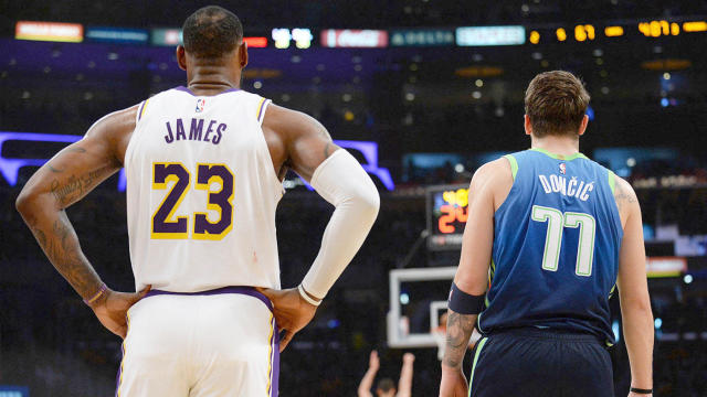 LeBron, Luka Doncic and Anthony Davis lead NBA jersey sales since