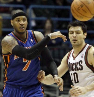 Carlos outduels Carmelo as Bucks down Knicks