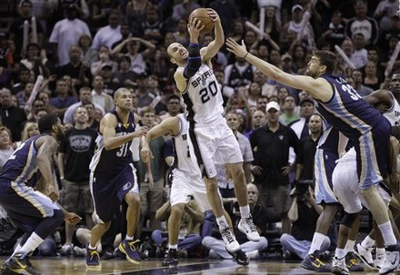 Manu Ginóbili wills San Antonio Spurs to Game 5 Win over Grizzlies