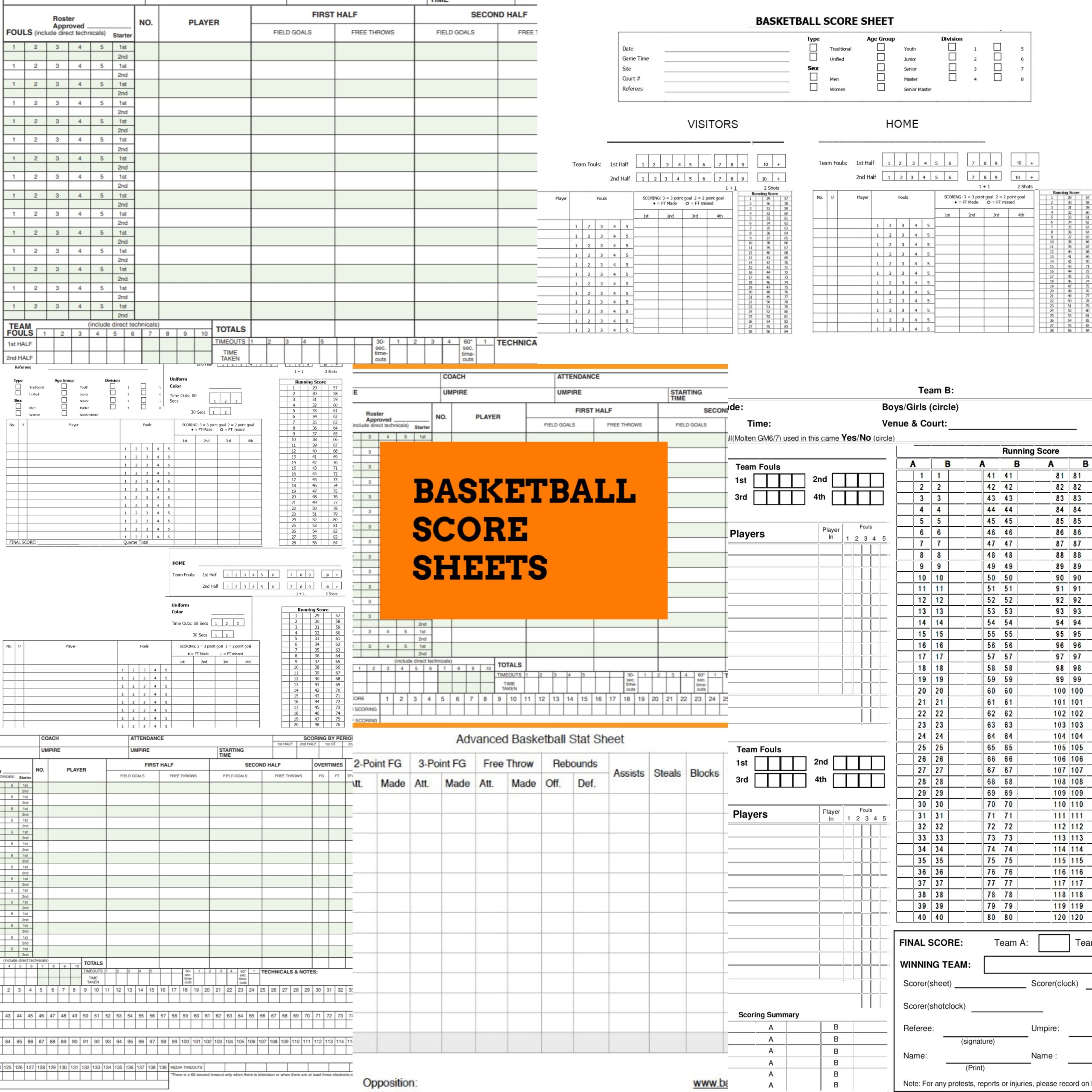Free Printable Basketball Score Sheet Template from www.interbasket.net