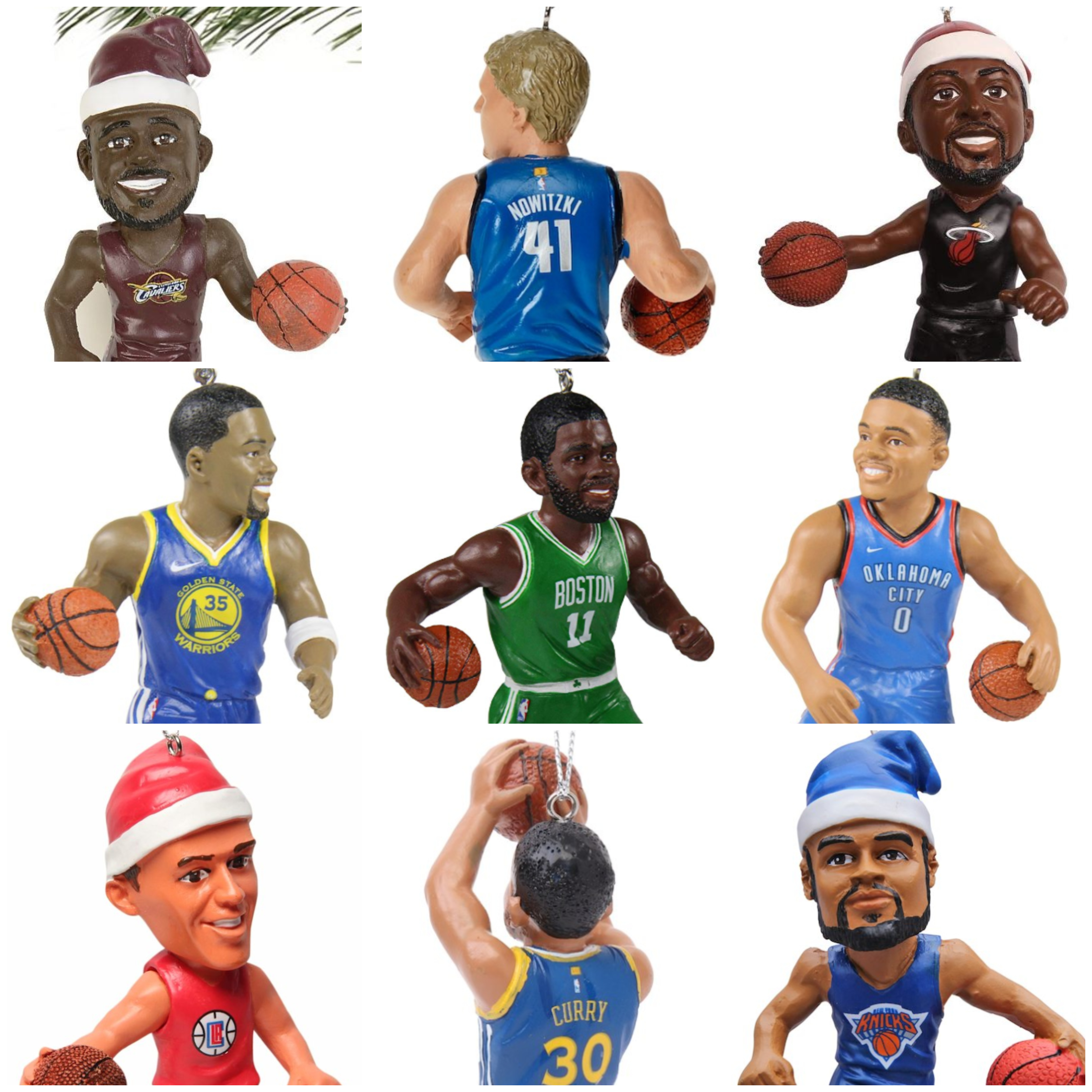 NBA player Christmas ornaments are the perfect stocking stuffer for NBA fanatics